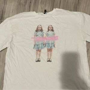 Casual “The Shining” White Graphic Tee